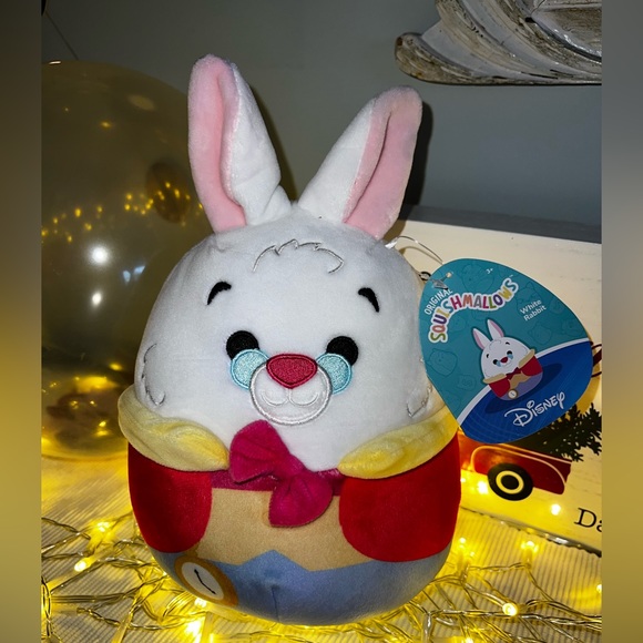 7.5” White Rabbit from Alice in Wonderland Squishmallow - Picture 4 of 5